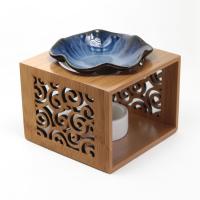 porcelaine Diffuseur d’huile essentielle aromathérapie, avec bois, durable & modèles différents pour le choix & creux Vendu par PC