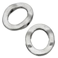 Zinc Alloy Charm Connector, Number 0, antique silver color plated, 1/1 loop Approx 1.5mm 