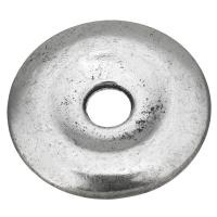 Кольца-звенья из цинкового сплава, цинковый сплав, Плоская круглая форма, плакированный цветом под старое серебро отверстие:Приблизительно 5mm, продается PC