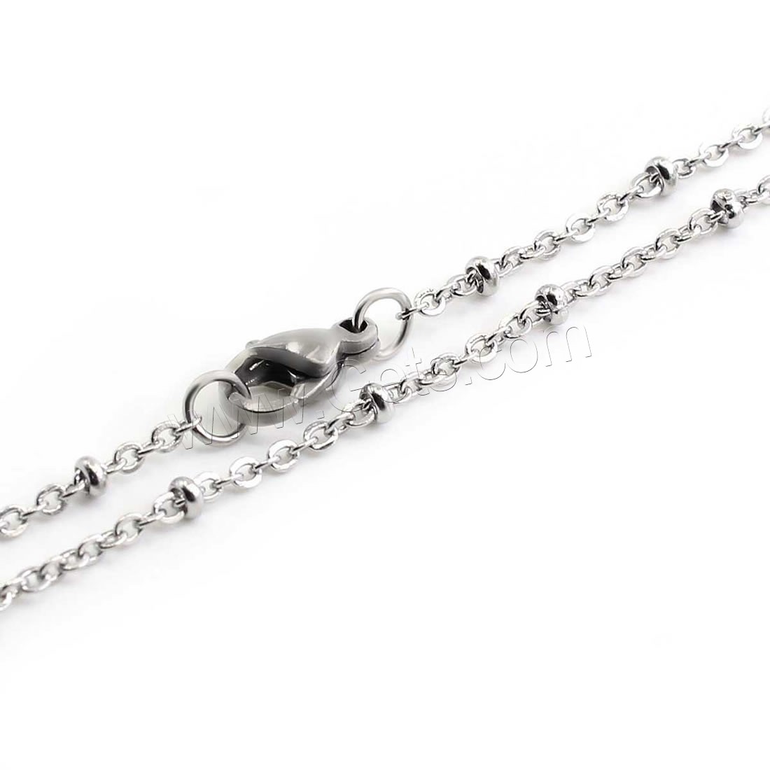 Stainless Steel Chain Necklace, Unisex & different size for choice & oval chain, original color, Sold By Strand