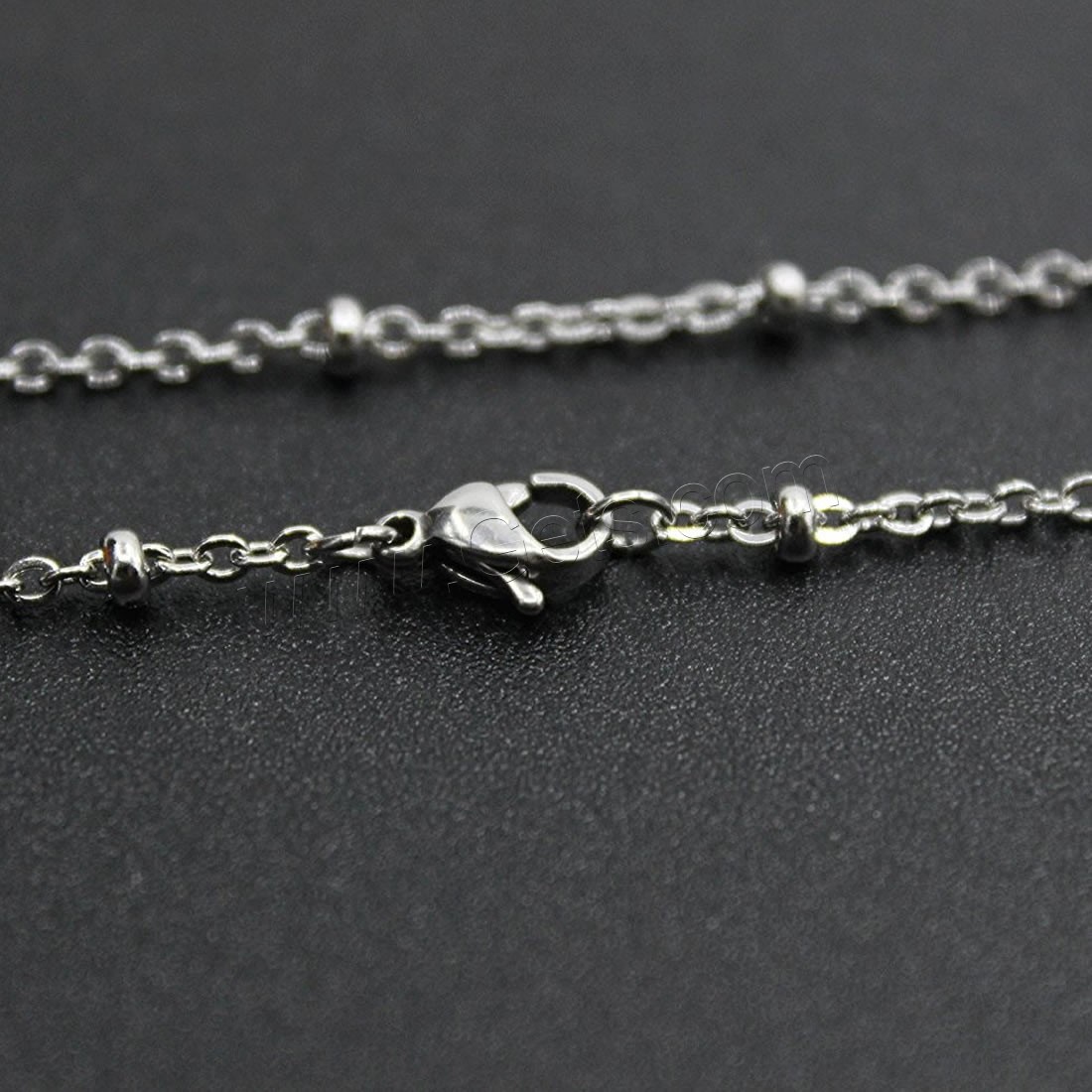 Stainless Steel Chain Necklace, Unisex & different size for choice & oval chain, original color, Sold By Strand