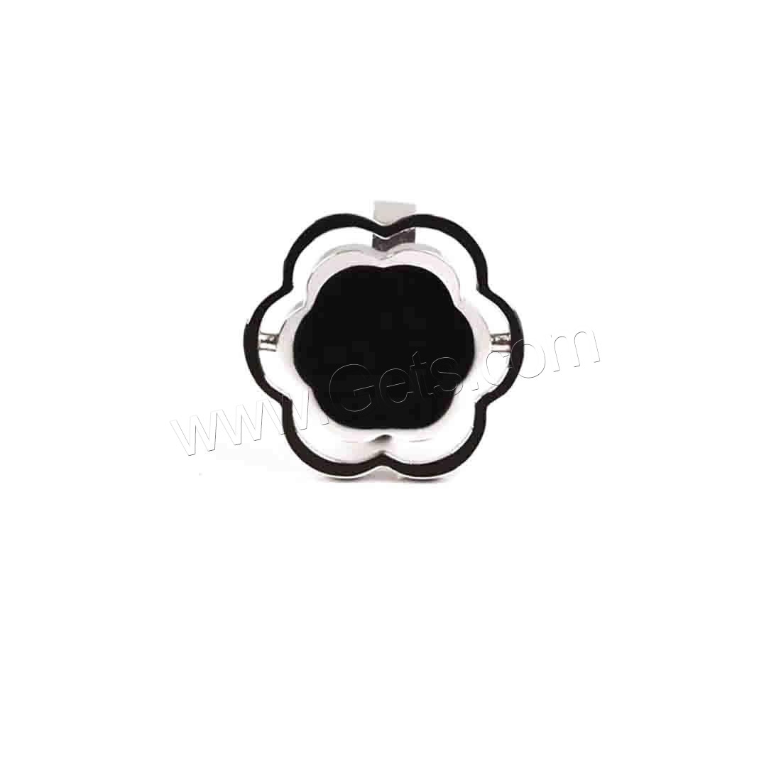 Emaille Edelstahl Ringe, Blume, verschiedene Größen vorhanden & für Frau, originale Farbe, verkauft von PC