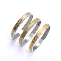Stainless Steel Bangle, plated, Unisex & frosted 8mm, Inner Approx 57mm 