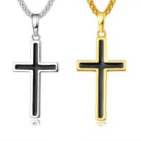 Colgantes de Cruces de latón, metal, chapado, esmalte, más colores para la opción, 21x46mm, agujero:aproximado 3-5mm, Vendido por UD