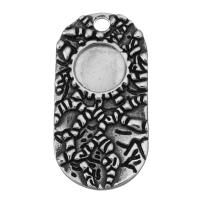 Stainless Steel Pendant Setting, blacken Approx 4mm, Inner Approx 14mm 