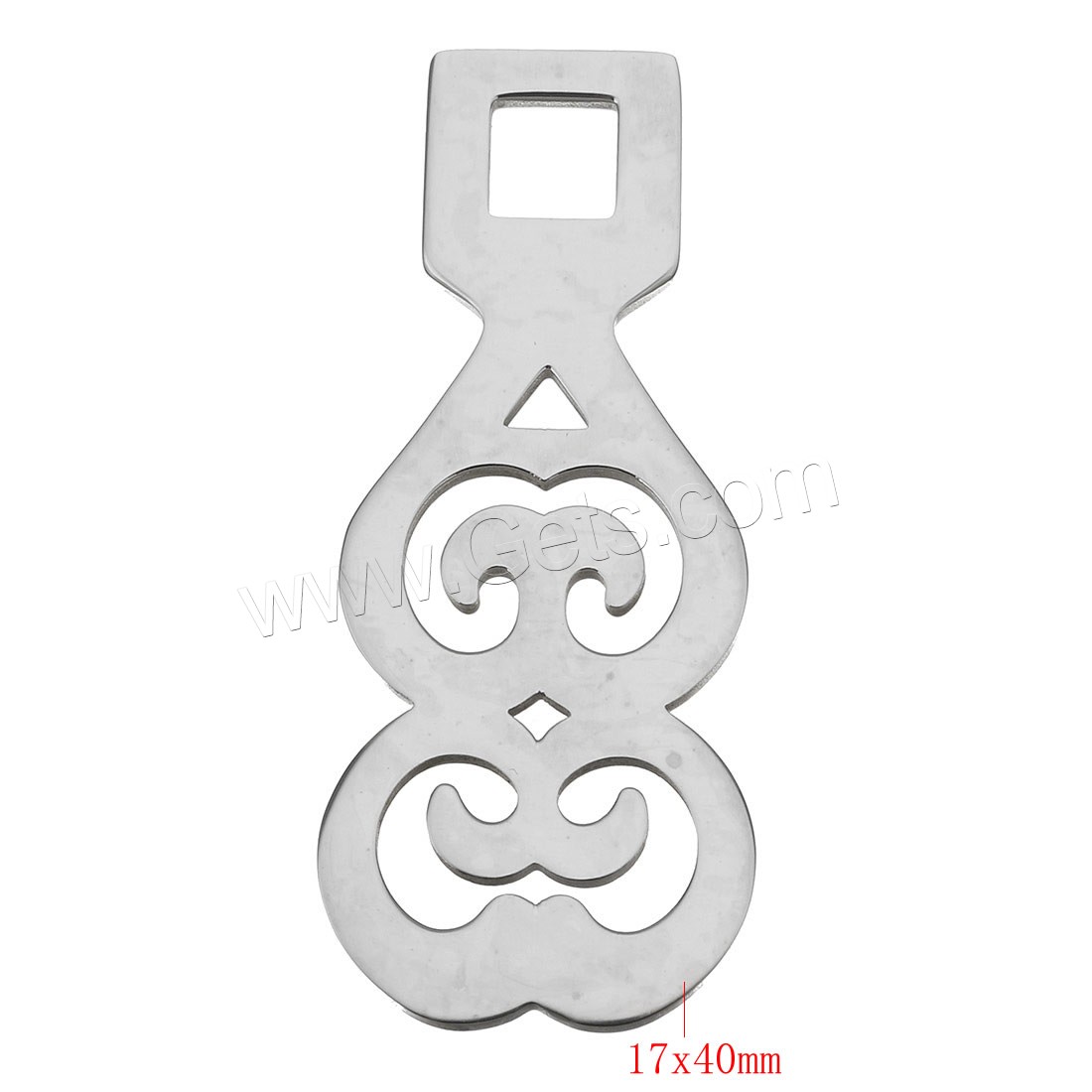 Stainless Steel Pendants, different size for choice, original color, Sold By PC