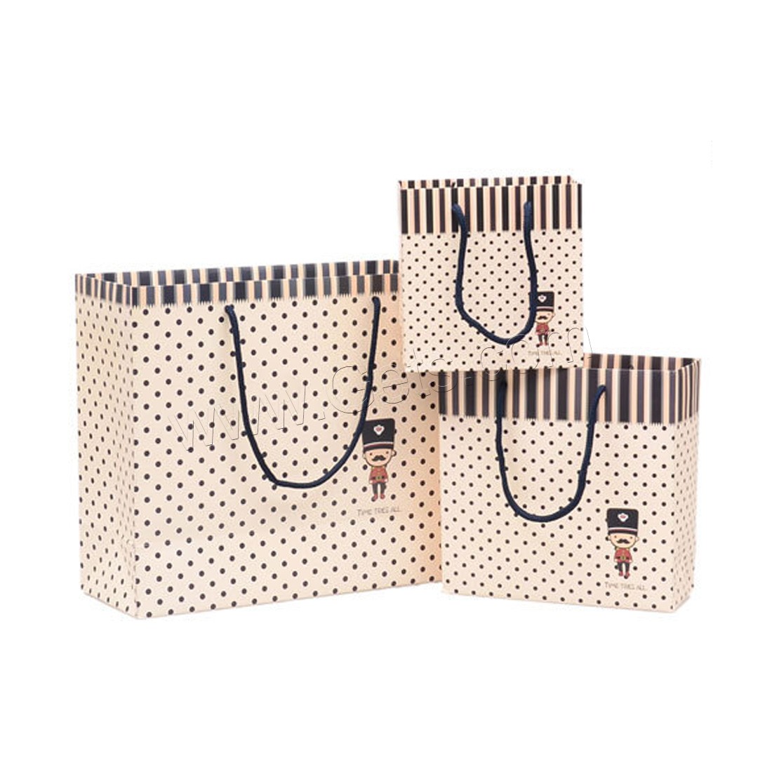 Gift Shopping Bag, Paper, with Nylon Cord, durable & different size for choice, more colors for choice, Sold By PC