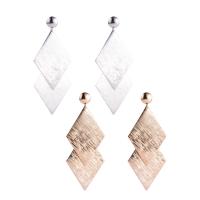Zinc Alloy Drop Earring, plated, vintage & multilayer & brushed & for woman 