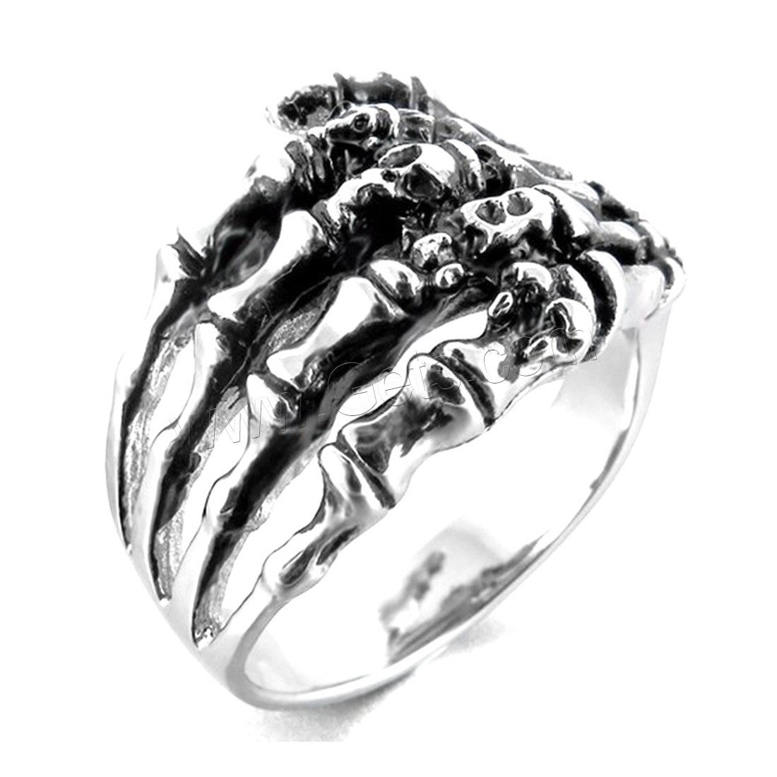 Esmalte de acero inoxidable anillo de dedo, acero inoxidable 316L, Mano, unisexo & diverso tamaño para la opción, 15mm, Vendido por UD