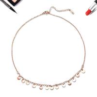 Stainless Steel Jewelry Necklace, with 2lnch extender chain, plated, oval chain & for woman 6mm Approx 15.7 Inch 