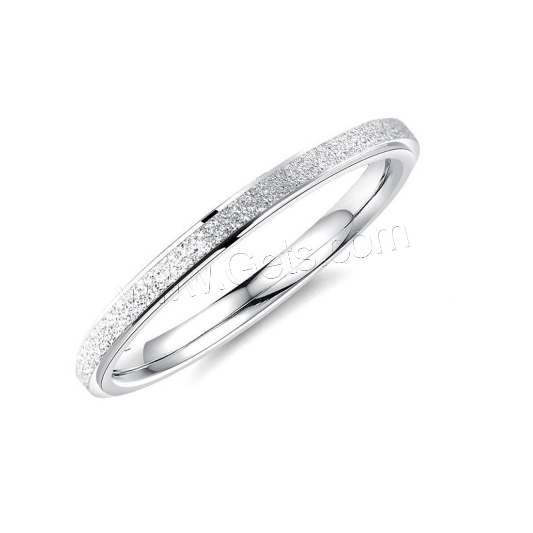 Stainless Steel Finger Ring, plated, different size for choice & for woman, more colors for choice, 2mm, Sold By PC