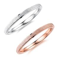 Stainless Steel Finger Ring, plated & for woman 2mm 