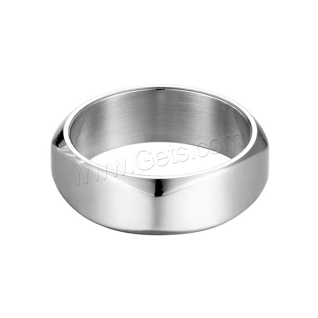 Кольцо из нержавеющей стали, нержавеющая сталь, Мужская & разный размер для выбора, оригинальный цвет, 8mm, продается PC