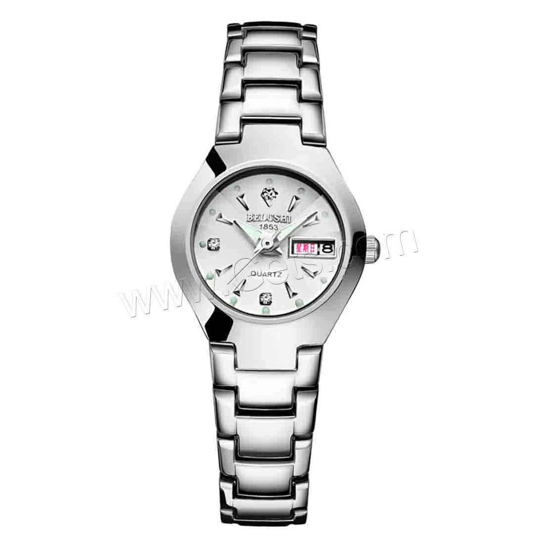 Couple Watch Bracelets, Zinc Alloy, with Glass, plated, different styles for choice & waterproof & for couple & luminated & with rhinestone, more colors for choice, Sold By PC