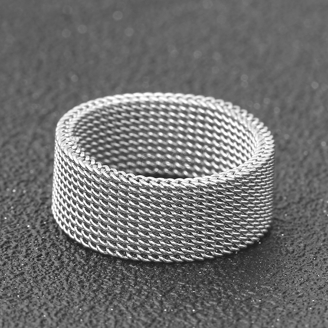 Titanium Steel Finger Ring, plated, Unisex & different size for choice, more colors for choice, 8.3x2mm, Sold By PC