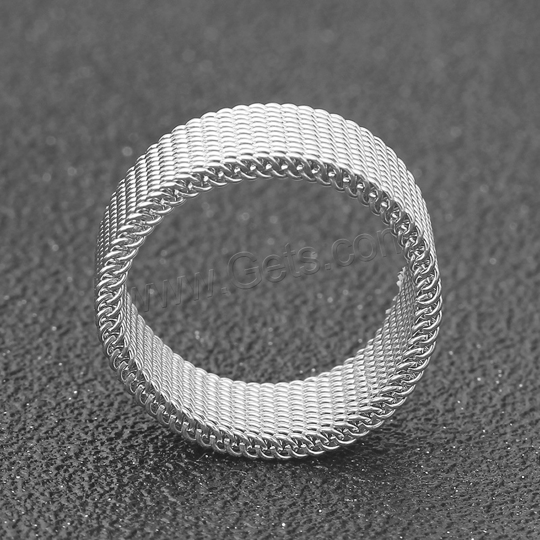 Titan Stahl Fingerring, Titanstahl, plattiert, unisex & verschiedene Größen vorhanden, keine, 8.3x2mm, verkauft von PC