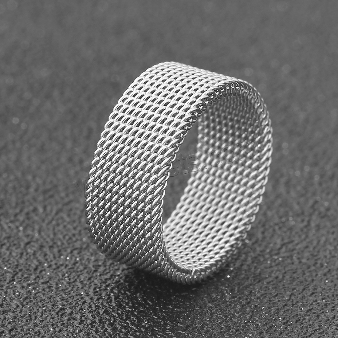 Titan Stahl Fingerring, Titanstahl, plattiert, unisex & verschiedene Größen vorhanden, keine, 8.3x2mm, verkauft von PC