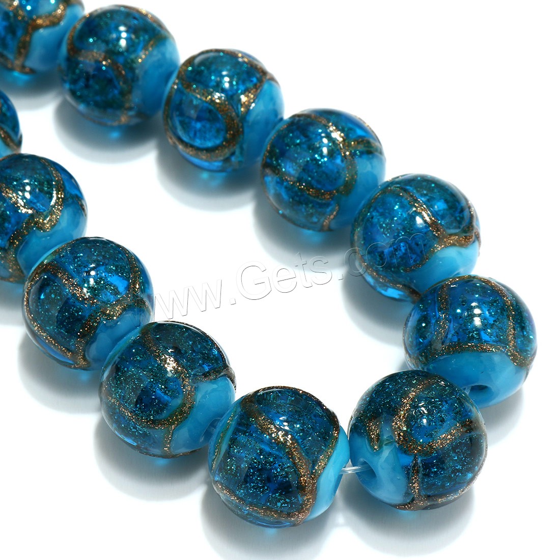 Lampwork Beads, different size for choice, more colors for choice, Hole:Approx 2mm, Length:Approx 8.5 Inch, Sold By Strand