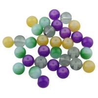 Harz Perlen Schmuck, rund, keine, 7x8mm, Bohrung:ca. 1mm, 100PCs/Tasche, verkauft von Tasche