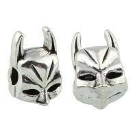Zinc Alloy European Beads, antique silver color plated, without troll, lead & cadmium free Approx 4mm 