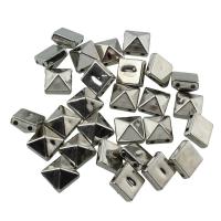 Plated CCB Plastic Beads, Copper Coated Plastic, platinum color plated Approx 0.5mm 