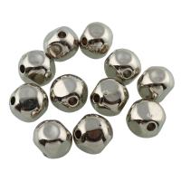 Plated CCB Plastic Beads, Copper Coated Plastic, platinum color plated Approx 2mm 