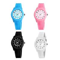 Synoke® Children Watch, Plastic, with Glass & Stainless Steel, Japanese movement, plated, Life water resistant & Unisex & for children & adjustable Approx 8.5 Inch 