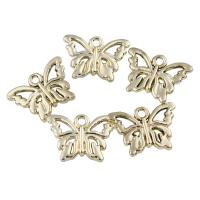 Zinc Alloy Animal Pendants, Butterfly, real gold plated, hollow, lead & cadmium free Approx 1.5mm 
