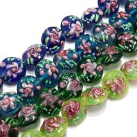Glass Chevron Beads, Flat Round Approx 2mm Approx 15.5 Inch, Approx 