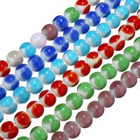 Lampwork Beads, Round 11mm Approx 2mm Approx 15 Inch, Approx 
