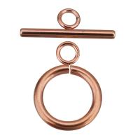 Stainless Steel Toggle Clasp, rose gold color plated  Approx 3mm, 3mm 