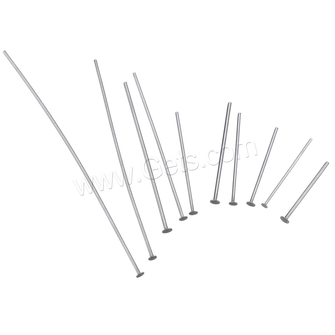 Stainless Steel Headpins, different size for choice, original color, 1000PCs/Bag, Sold By Bag