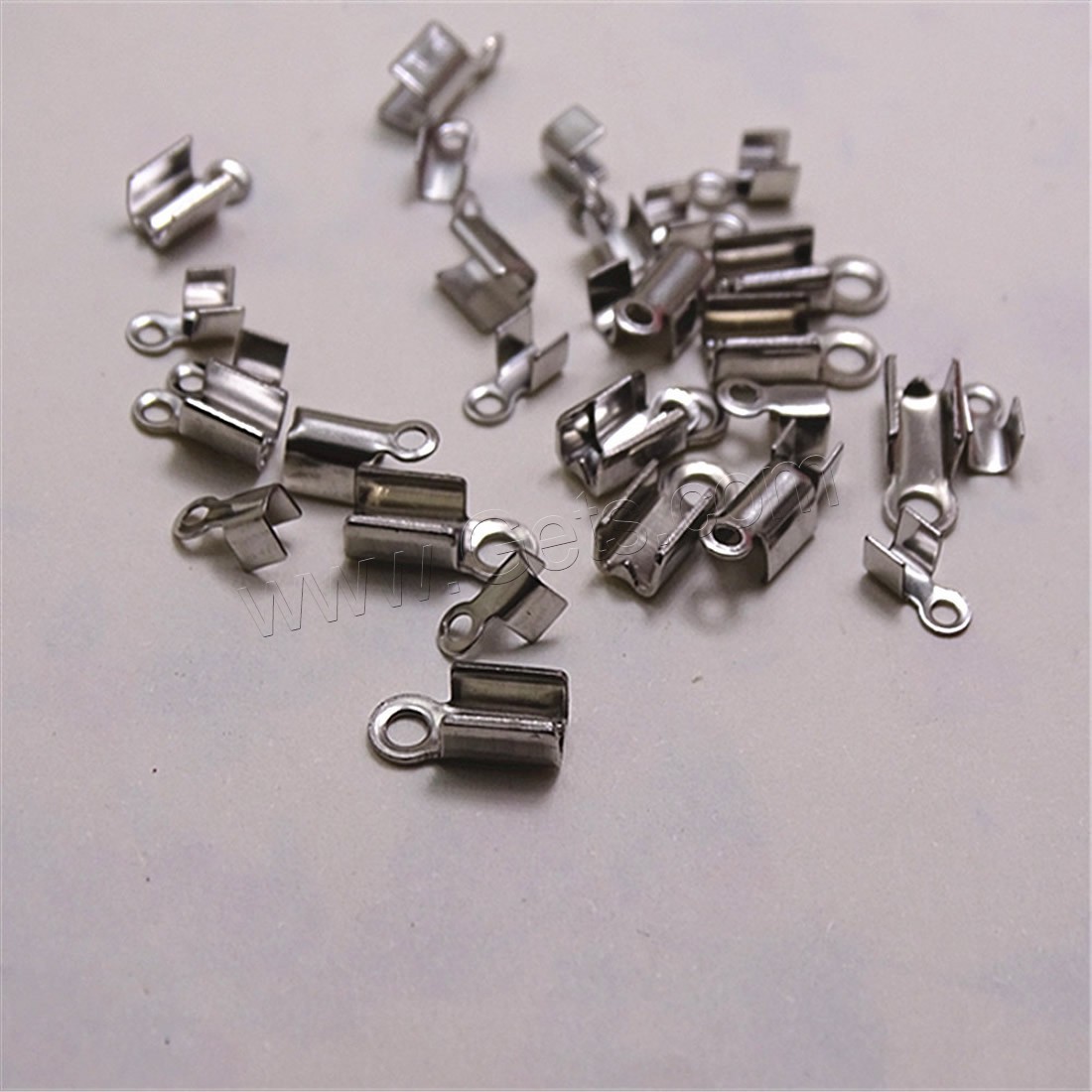 Stainless Steel Cord Tips, different size for choice, original color, Hole:Approx 1-1.5mm, 1000PCs/Bag, Sold By Bag