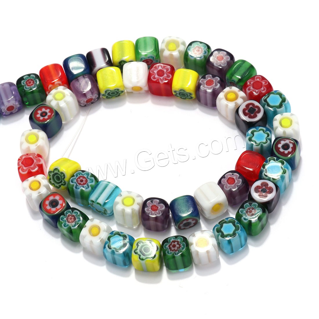 Glass Chevron Beads,  Square, different size for choice, Hole:Approx 1mm, Length:Approx 16 Inch, Sold By Strand