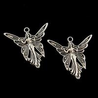 Zinc Alloy Jewelry Pendants, Angel, antique silver color plated, lead & cadmium free Approx 1mm 