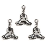 Character Shaped Zinc Alloy Pendants, Girl, antique silver color plated, lead & cadmium free Approx 1mm 