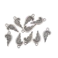 Wing Shaped Zinc Alloy Pendants, antique silver color plated, lead & cadmium free Approx 1mm 