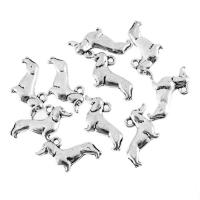Zinc Alloy Animal Pendants, Dog, antique silver color plated, lead & cadmium free Approx 1mm 