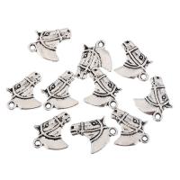Zinc Alloy Animal Pendants, Horse, antique silver color plated, lead & cadmium free Approx 1mm 