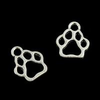 Zinc Alloy Jewelry Pendants, Bear Paw, antique silver color plated, lead & cadmium free Approx 1mm 