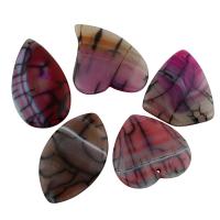 Lace Agate Pendants, mixed - Approx 1mm 