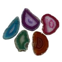 Gemstone ювелирные изделия Кулон, Полудрагоценный камень, druzy стиль & разнообразный - отверстие:Приблизительно 1mm, продается PC