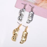 Zinc Alloy Drop Earring, stainless steel post pin, plated, for woman lead & cadmium free, 45mm 