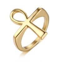 Кольцо из нержавеющей стали, нержавеющая сталь, плакирован золотом, разный размер для выбора & Женский, 22.6mm, продается PC
