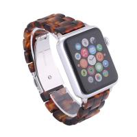 Resin Watch Band, with Stainless Steel, for Apple Watch & Unisex Approx 7 Inch 
