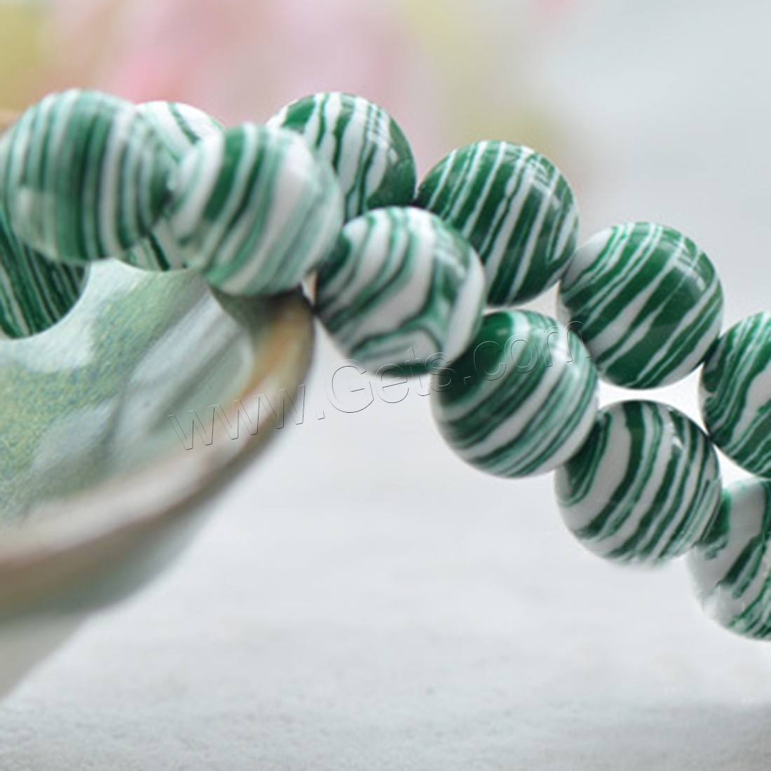 Synthetic Turquoise Beads, different size for choice, green, Length:Approx 15.7 Inch, Sold By Strand