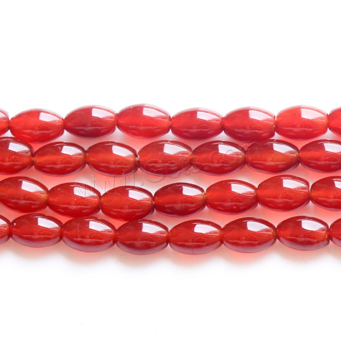 Natürlich rote Achat Perlen, Roter Achat, verschiedene Größen vorhanden, rot, Länge:ca. 15.7 ZollInch, verkauft von Strang