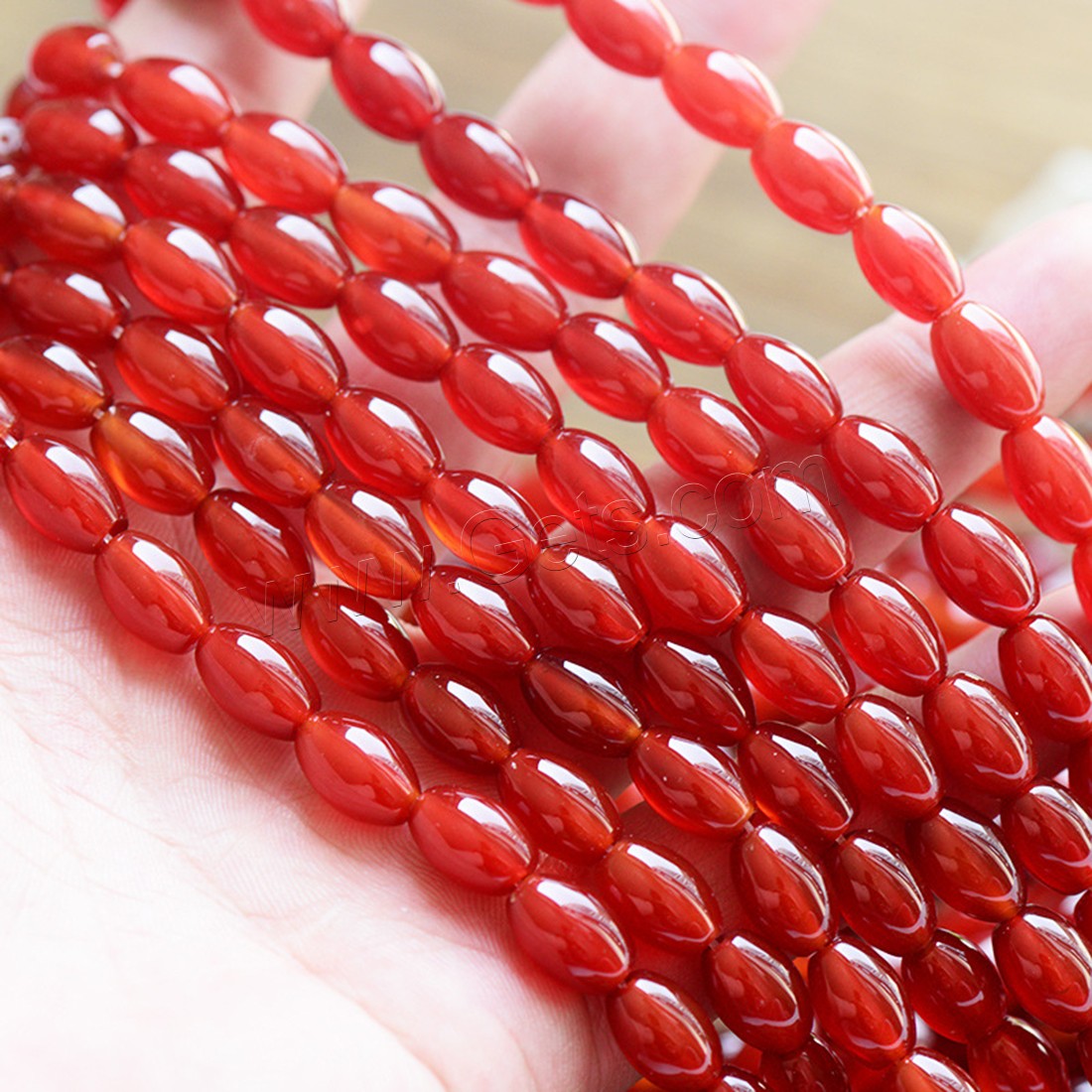Natural Red Agate Beads, different size for choice, red, Length:Approx 15.7 Inch, Sold By Strand