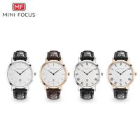 MINIFOCUS® Watch Collection, Cowhide, with zinc alloy dial & Glass & Stainless Steel, Japanese movement, plated, adjustable & for man & waterproof 21mm Approx 9.6 Inch 