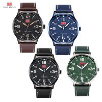MINIFOCUS® Watch Collection, Cowhide, with zinc alloy dial & Glass & Stainless Steel, plated, adjustable & for man & waterproof & frosted Approx 10 Inch 